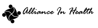 ALLIANCE IN HEALTH logo
