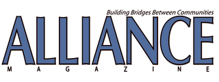 ALLIANCE MAGAZINE BUILDING BRIDGES BETWEEN COMMUNITIES logo