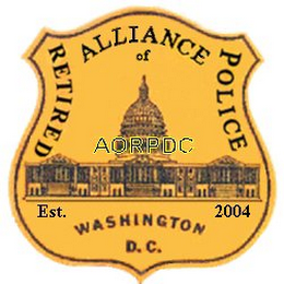 ALLIANCE OF RETIRED POLICE AORPDC EST. 2004 WASHINGTON D.C. logo