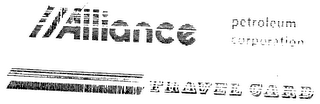 ALLIANCE PETROLEUM CORPORATION TRAVEL CARD logo