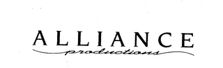 ALLIANCE PRODUCTIONS logo