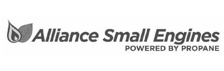 ALLIANCE SMALL ENGINES POWERED BY PROPANE logo