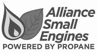 ALLIANCE SMALL ENGINES POWERED BY PROPANE logo