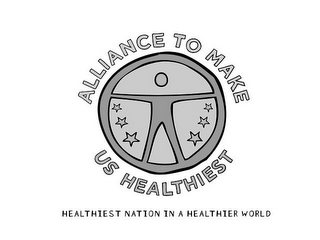 ALLIANCE TO MAKE US HEALTHIEST HEALTHIEST NATION IN A HEALTHIER WORLD logo