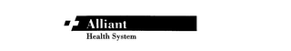 ALLIANT HEALTH SYSTEM logo