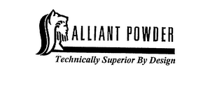 ALLIANT POWDER TECHNICALLY SUPERIOR BY DESIGN logo