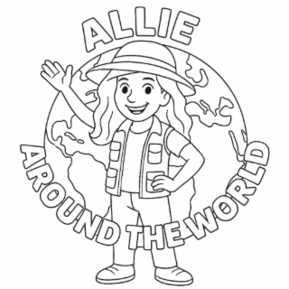 ALLIE AROUND THE WORLD logo
