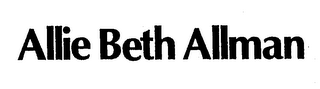 ALLIE BETH ALLMAN logo