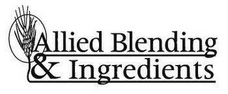 ALLIED BLENDING & INGREDIENTS logo