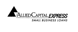 ALLIED CAPITAL EXPRESS SMALL BUSINESS LOANS logo