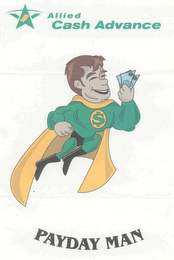 ALLIED CASH ADVANCE PAYDAY MAN logo