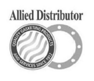 ALLIED DISTRIBUTOR QUALITY GASKETING PRODUCTS AND SERVICES SINCE 1917 logo