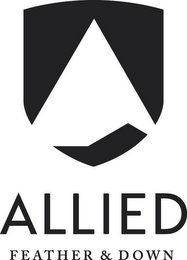 ALLIED FEATHER & DOWN logo