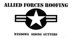 ALLIED FORCES ROOFING WINDOWS SIDING GUTTERS logo