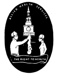 ALLIED HEALTH SERVICES THE RIGHT TO HEALTH logo