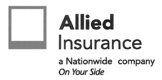 ALLIED INSURANCE A NATIONWIDE COMPANY ON YOUR SIDE logo