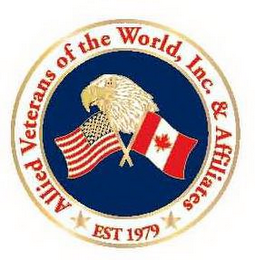 ALLIED VETERANS OF THE WORLD, INC. & AFFILIATES EST 1979 logo