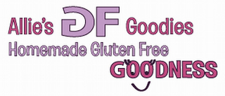 ALLIE'S GF GOODIES HOMEMADE GLUTEN FREEGOODNESS logo