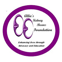 ALLIE'S KIDNEY BEANS FOUNDATION ENHANCING LIVES THROUGH ADVOCACY AND EDUCATION logo
