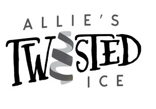 ALLIE'S TWISTED ICE logo