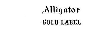 ALLIGATOR GOLD LABEL logo