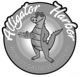 ALLIGATOR HARBOR WORLD'S SALTIEST OYSTERS logo