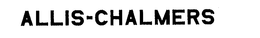 ALLIS-CHALMERS logo