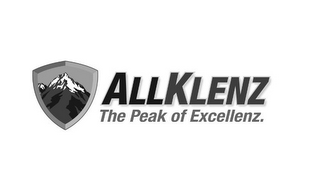ALLKLENZ THE PEAK OF EXCELLENZ. logo