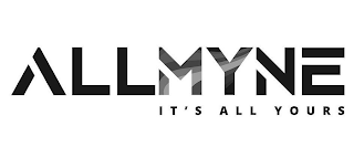 ALLMYNE IT'S ALL YOURS logo