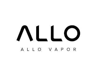 ALLO ALLO VAPOR logo