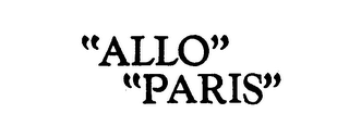 "ALLO" "PARTS" logo