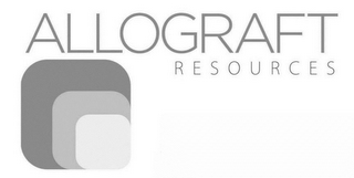 ALLOGRAFT R E S O U R C E S logo