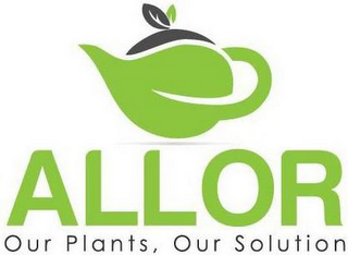 ALLOR OUR PLANTS, OUR SOLUTION logo