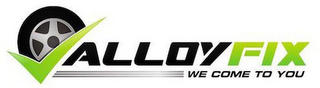ALLOYFIX WE COME TO YOU logo