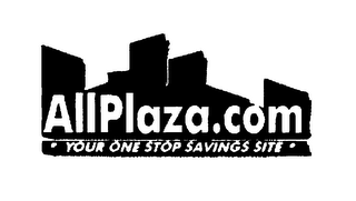 ALLPLAZA.COM YOUR ONE STOP SAVING SITE logo