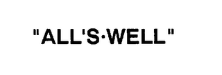 "ALL'S-WELL" logo