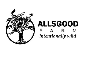 ALLSGOOD F A R M INTENTIONALLY WILD logo