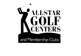 ALLSTAR GOLF CENTERS AND MEMBERSHIP CLUBS logo