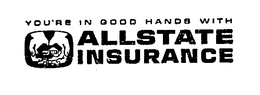 ALLSTATE YOU'RE IN GOOD HANDS. logo