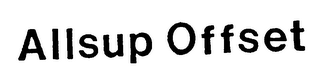 ALLSUP OFFSET logo
