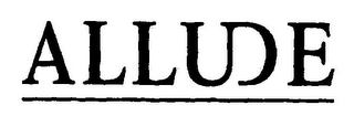 ALLUDE logo