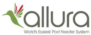 ALLURA WORLD'S EASIEST POD FEEDER SYSTEM logo
