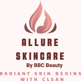 ALLURE SKINCARE BY BBC BEAUTY RADIANT SKIN BEGINS WITH CLEAN logo