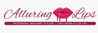 ALLURING LIPS PROFESSIONAL HIGH SHINE LIP GLOSS LONG LASTING FULLER LIPS logo