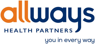 ALLWAYS HEALTH PARTNERS YOU IN EVERY WAY logo
