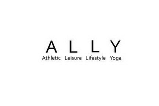 ALLY ATHLETIC LEISURE LIFESTYLE YOGA logo