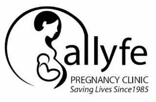 ALLYFE PREGNANCY CLINIC SAVING LIVES SINCE 1985 logo