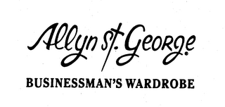 ALLYN ST. GEORGE BUSINESSMAN'S WARDROBE logo