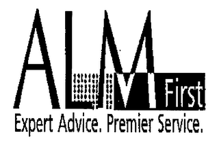 ALM FIRST EXPERT ADVICE. PREMIER SERVICE. logo