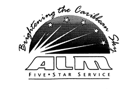 ALM FIVE*STAR SERVICE BRIGHTENING THE CARIBBEAN SKY logo
